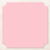 ピンクチケット紙コースター ペーパーコースター (正面)