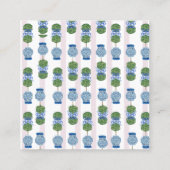 ピンクチノイスリージンジャージャースジャーストピアリー スクエア名刺 (裏面)