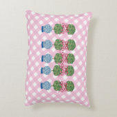 ピンクチノイスリージンジャージャースジャールジャートピアリーランバー アクセントクッション (裏面(縦))