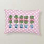 ピンクチノイスリージンジャージャースジャールジャートピアリーランバー アクセントクッション (裏面)