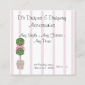 ピンクチノイスリージンジャージャーストピアリースクエアB スクエア名刺 (正面)