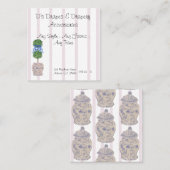 ピンクチノイスリージンジャージャーストピアリースクエアB スクエア名刺 (正面/裏面)