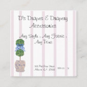 ピンクチノイスリージンジャージャーストピアリースクエアB スクエア名刺 (正面)