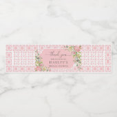 ピンクチノイスリートリアノンありがとうございました ペットボトルラベル (シングルラベル)