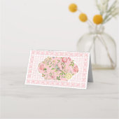 ピンクチノイスリートリアノン プレイスカード (裏面)