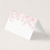 ピンクチノイスリーフローラ座席表テーブルデコール (裏面)