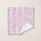 ピンクチノイスリー3ピースラグジュアリー バスタオルセット (ウォッシュタオル)