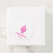 ピンクチノセリエ花瓶ギフトラベル フェイバータグ (インサイチュ)