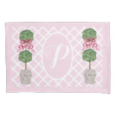 ピンクチノセリージンジャージャージャージャージャーズトピアリーバスケットピ 枕カバー (正面)