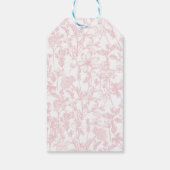 ピンクチノワスリーメッセージカード、ピンクトイレメッセージカード ギフトタグ (裏面)