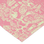 ピンクチノワセリーコットンダイニングテーブルクロス テーブルクロス (アングル)