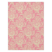 ピンクチノワセリーコットンダイニングテーブルクロス テーブルクロス (正面)