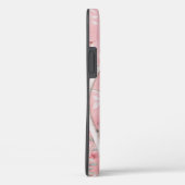 ピンクチノワセリーバードフローラルエレガント Case-Mate iPhoneケース (裏面 / 右)