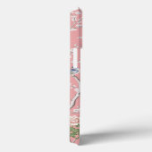 ピンクチノワセリーバードフローラルエレガント Case-Mate iPhoneケース (裏面 / 右)