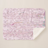ピンクチノワセリー シェルパブランケット (正面(横))