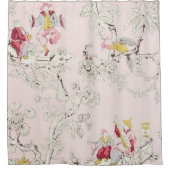 ピンクチノワセリー シャワーカーテン (正面)