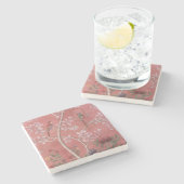 ピンクチノワセリー ストーンコースター (横)