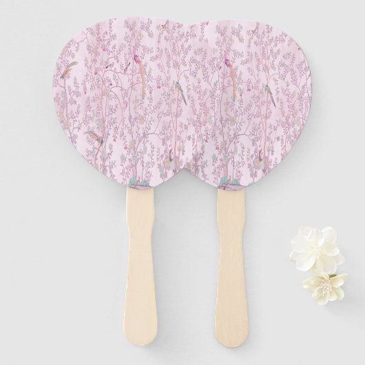 ピンクチノワセリー ハンドファン (正面&裏面)