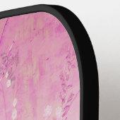 ピンクチノワセリー ピックルボールラケット (左詳細)