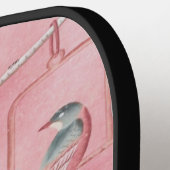 ピンクチノワセリー ピックルボールラケット (左詳細)