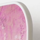 ピンクチノワセリー ピックルボールラケット (左詳細)