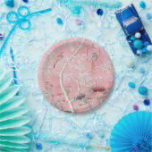 ピンクチノワセリー ペーパープレート (パーティー)