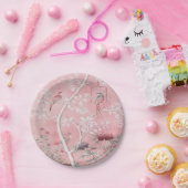 ピンクチノワセリー ペーパープレート (パーティー)