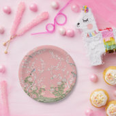 ピンクチノワセリー ペーパープレート (パーティー)