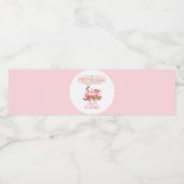 ピンクチャガ朝王ヴィンテージ列車バースデーパーティー ペットボトルラベル (シングルラベル)