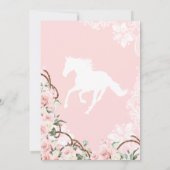 ピンクチャロエレガントキンセアニェラフローラ招待状 招待状 (裏面)