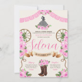 ピンクチャロキンセアニェラパペルピカドウェスタンバラ 招待状 (正面)