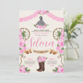 ピンクチャロキンセアニェラパペルピカドウェスタンバラ 招待状 (スタンド正面)