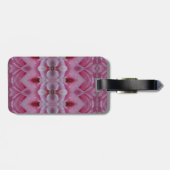 ピンクチューリップイカット5 ラゲッジタグ (裏面横)