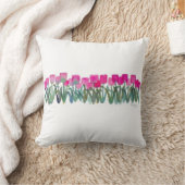 ピンクチューリップグローブ クッション (ブランケット)