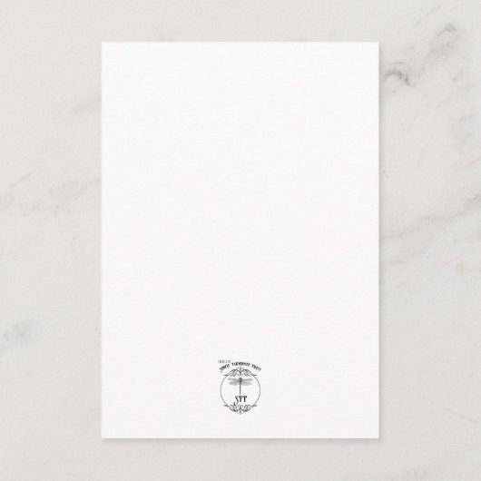 ピンクチューリップソ結婚ロ詳細 エンクロージャーカード (裏面)