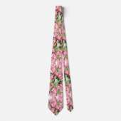 ピンクチューリップネックタイ ネクタイ (正面)