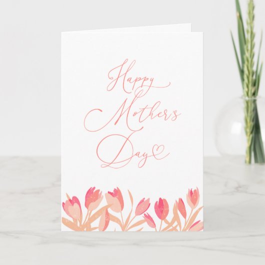 ピンクチューリップハッピーマザーズの日 シーズンカード (正面)