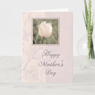 ピンクチューリップハッピーマザーズデイカード カード