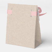 ピンクチューリップバナー、ブライダルシャワー フェイバーボックス (裏面サイド)