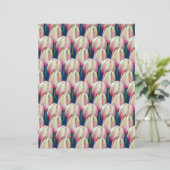 ピンクチューリップフラワースクレーブック紙 (スタンド正面)