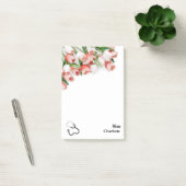 ピンクチューリップフローラナース聴診器  ポストイット (オフィス)