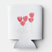 ピンクチューリップフローラ春素朴ウェディング 缶クーラー (裏面)