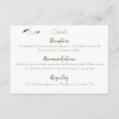 ピンクチューリップフローラ エンクロージャーカード (正面)