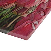 ピンクチューリップフローラ カッティングボード (角)