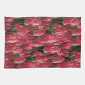 ピンクチューリップフローラ キッチンタオル (横)