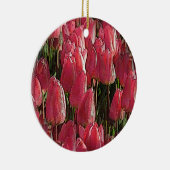 ピンクチューリップフローラ セラミックオーナメント (右)