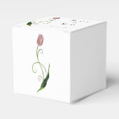 ピンクチューリップフローラ フェイバーボックス (正面サイド)