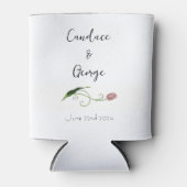 ピンクチューリップフローラ 缶クーラー (正面)