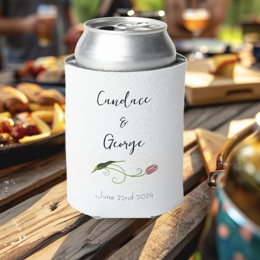 ピンクチューリップフローラ 缶クーラー