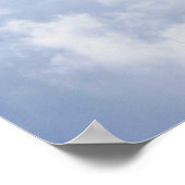 ピンクチューリップブルースカイ自然キッズルームウォールポスター ポスター (角)